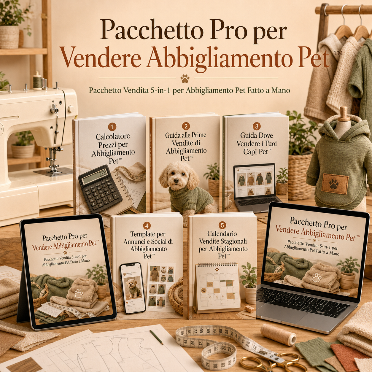 Pacchetto Pro per Vendere Abbigliamento Pet™